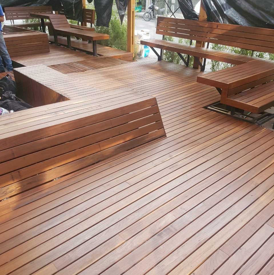 PISOS DECK PARA EXTERIOR EN MADERA NATURAL